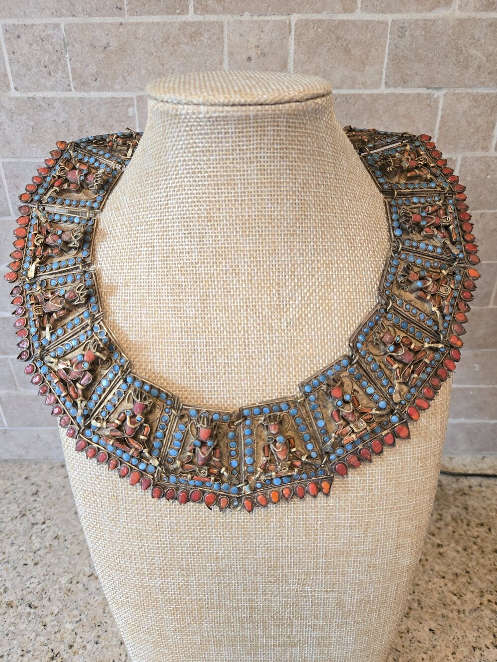 Vintage Tibetan Prayer Collar